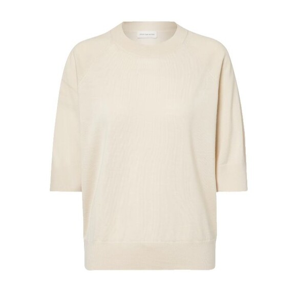 DRIES VAN NOTEN Sweaters - Dries Van Noten Luxury Merino Wool Crewneck Fine Knit Relaxed Sweater Top Sz L